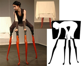 Illustration for article titled Amputee Dancer/Incredible Prosthetics